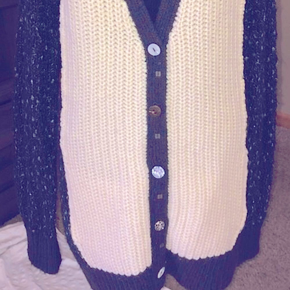 BUCKLE BOHO CARDIGAN SWEATER XL - Picture 6 of 14
